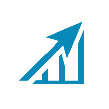 Increasing arrow icon