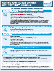 NORTHERA treatment form thumbnail