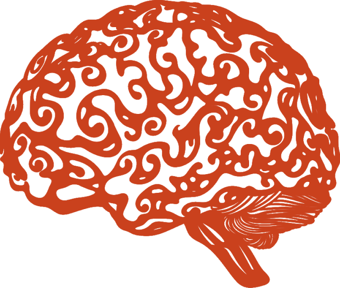 Abstract brain image