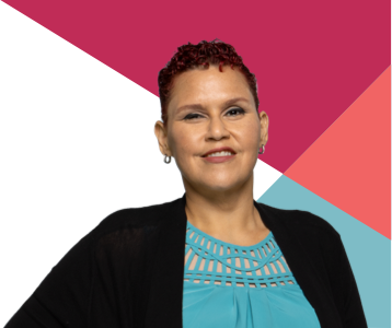 VYEPTI® patient Sherly smiling.