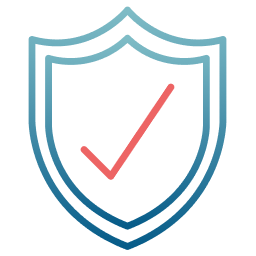Insurance benefits shield icon