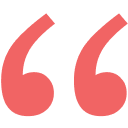 Quote mark icon 