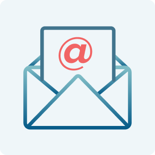 Email registration icon