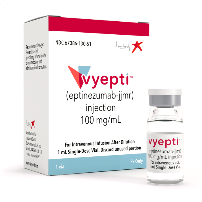 VYEPTI carton and vial