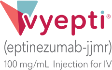 VYEPTI® (eptinezumab-jjmr) logo