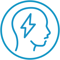 Episodic migraine icon