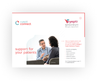 VYEPTI CONNECT Copay Assistance Program Overview thumbnail