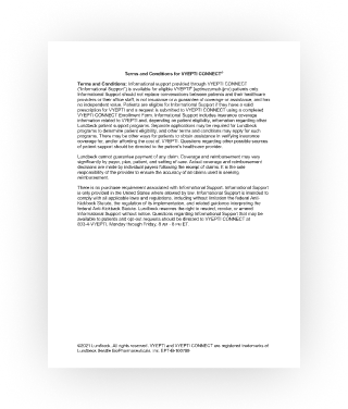 VYEPTI CONNECT Terms and Conditions thumbnail