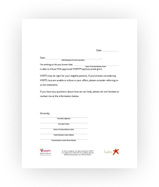 VYEPTI Letter: Notify Clinics thumbnail