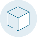 Shipping box icon