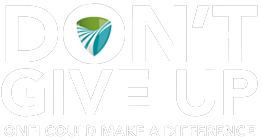 Don't Give Up logo